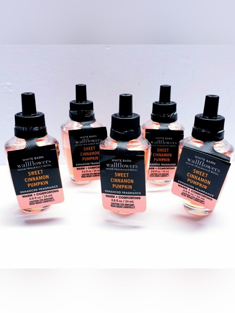 Bath & Body Works SWEET CINNAMON PUMPKIN Wallflowers Fragrance Refill (5 Pcs)